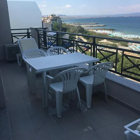 Golden Sea View Penthouse Lägenhet Pomorie